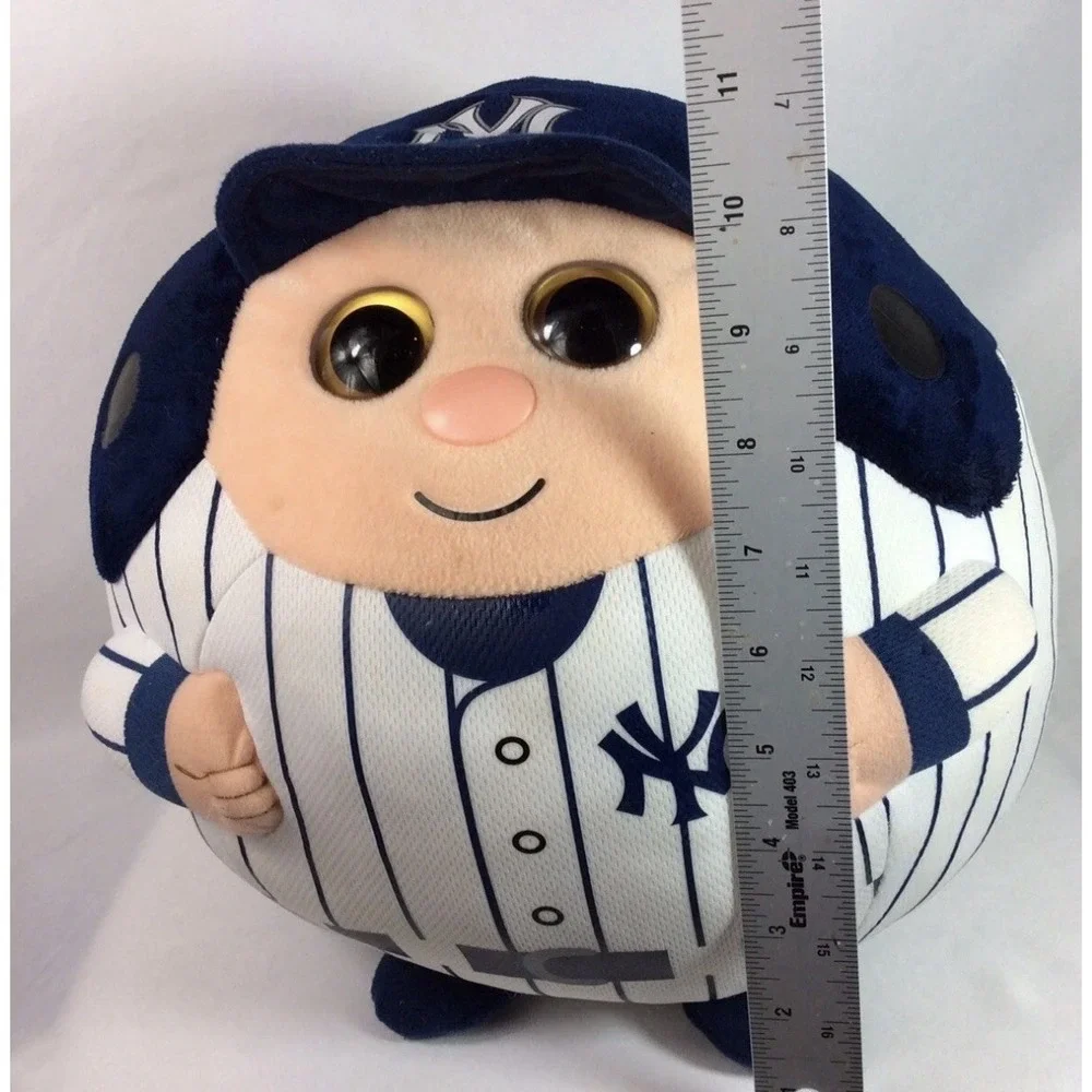Ty Beanie Ballz Medium Plush Ball New York Yankees Player Stuffed Toy 2013.‎ 5in
